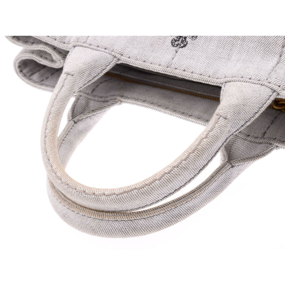 Prada Canapa Canvas Strap Tote Gray Bag - Picture 3 of 11